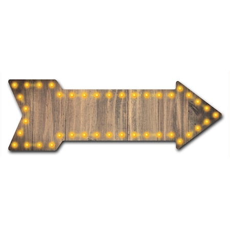 Signmission Spotlight Arrow Arrow Decal Funny Home Decor 36in Wide D-A-12-999596
